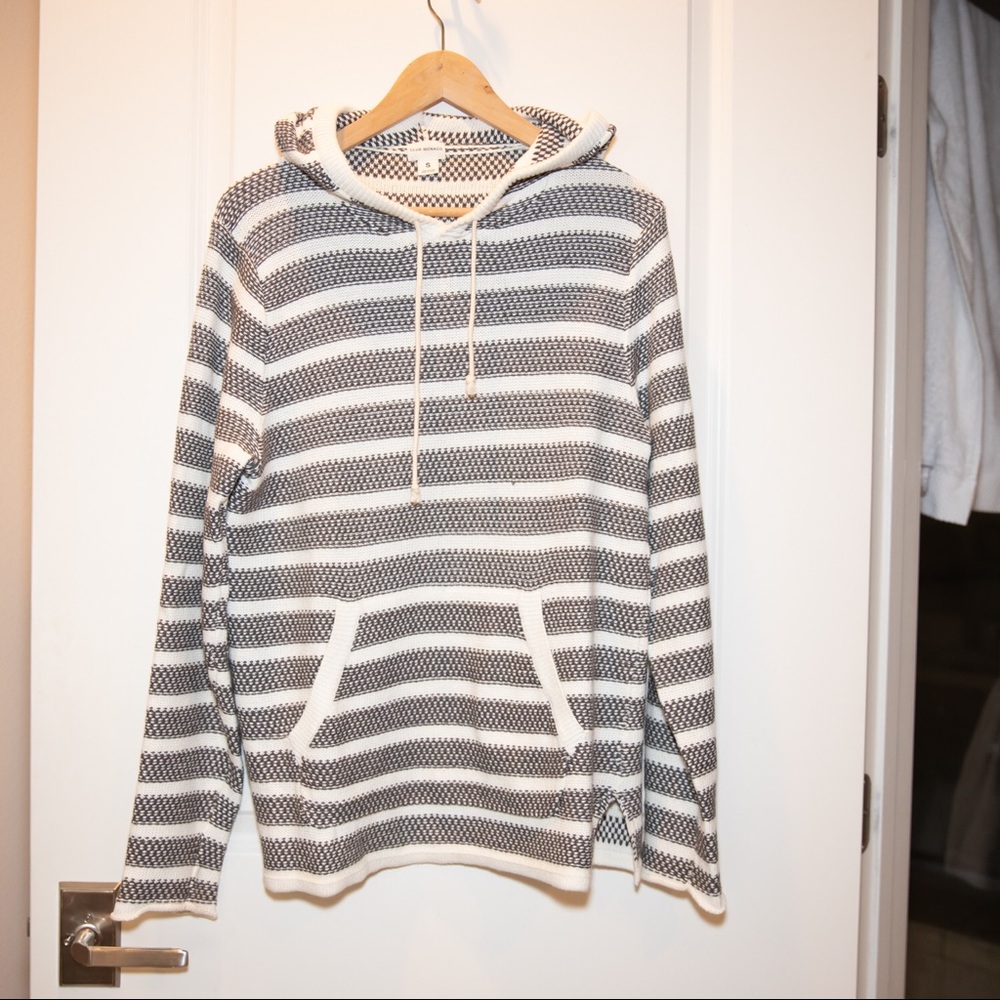 Club Monaco striped hoodie